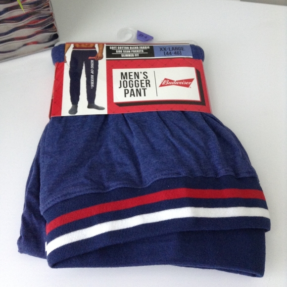 Budweiser Mens Jogger Pants - Picture 1 of 6